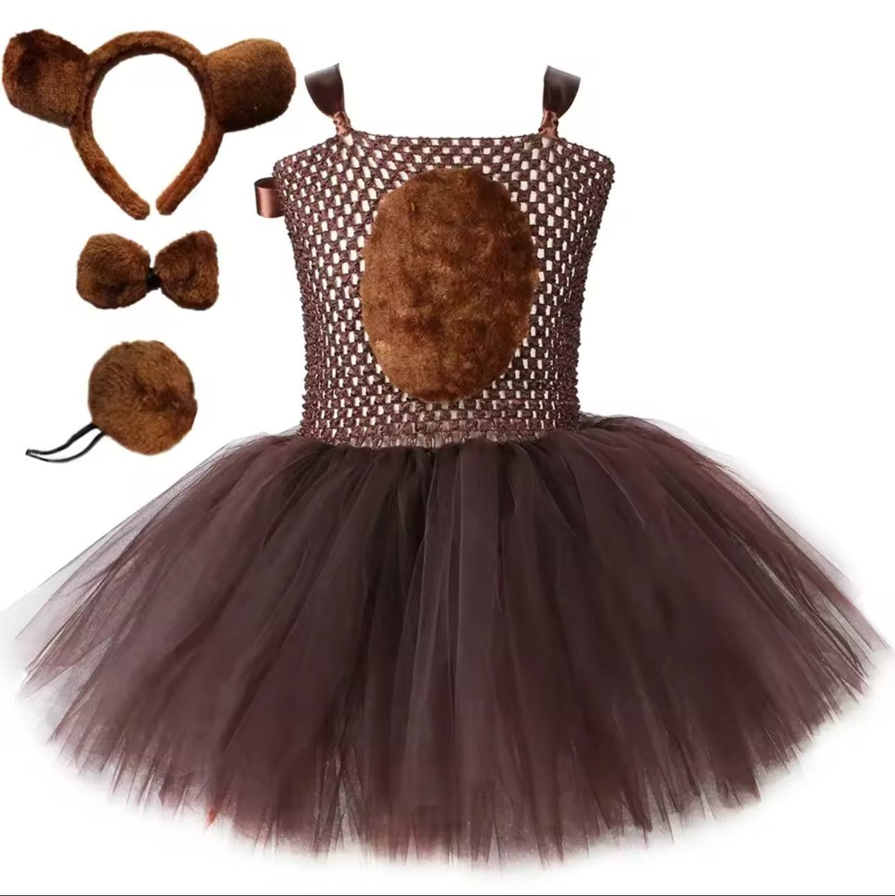 Brown Bear Tutu Costume