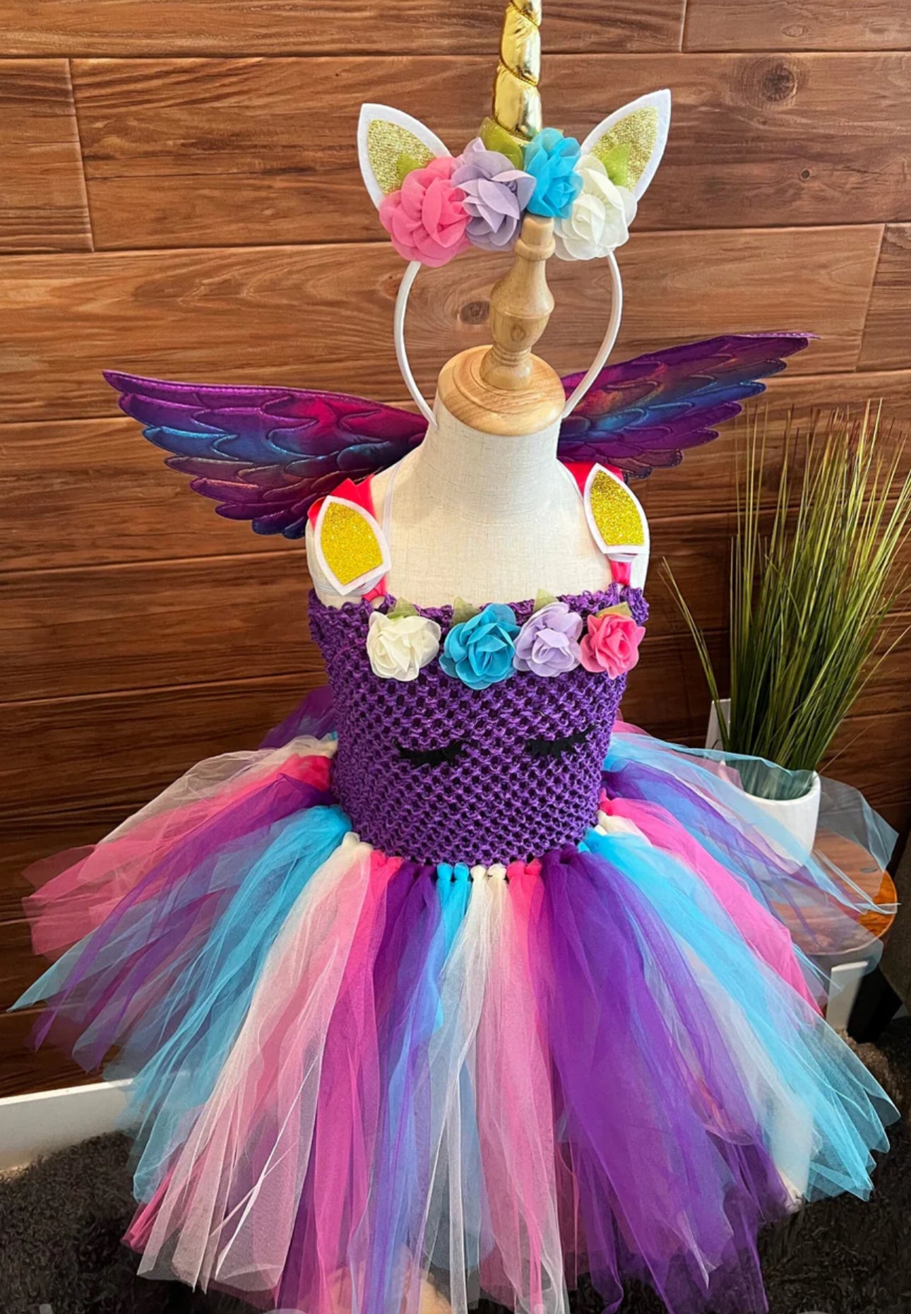 Purple Unicorn Tutu Costume
