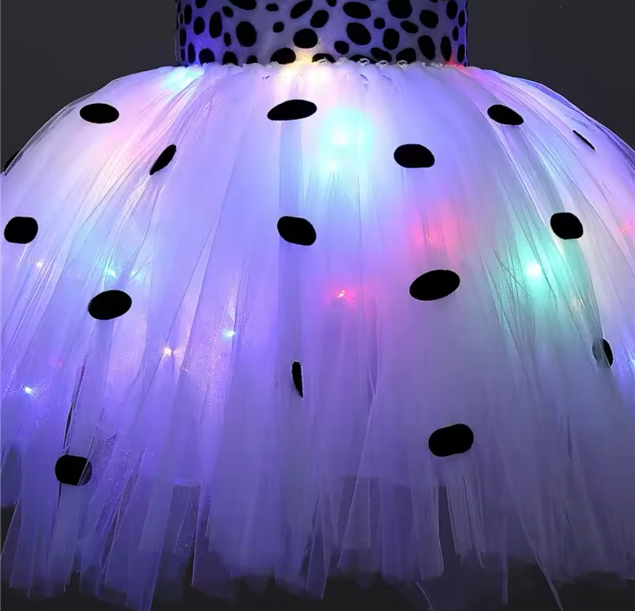 Light Up Dalmatian Tutu Costume