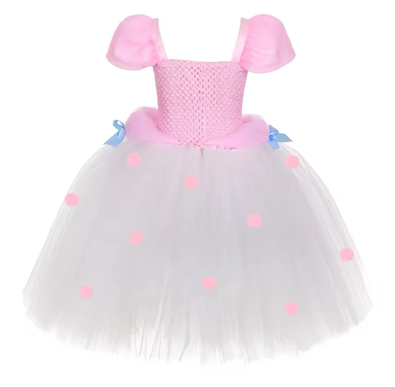 Bo Peep Tutu Dress with Pink Bow