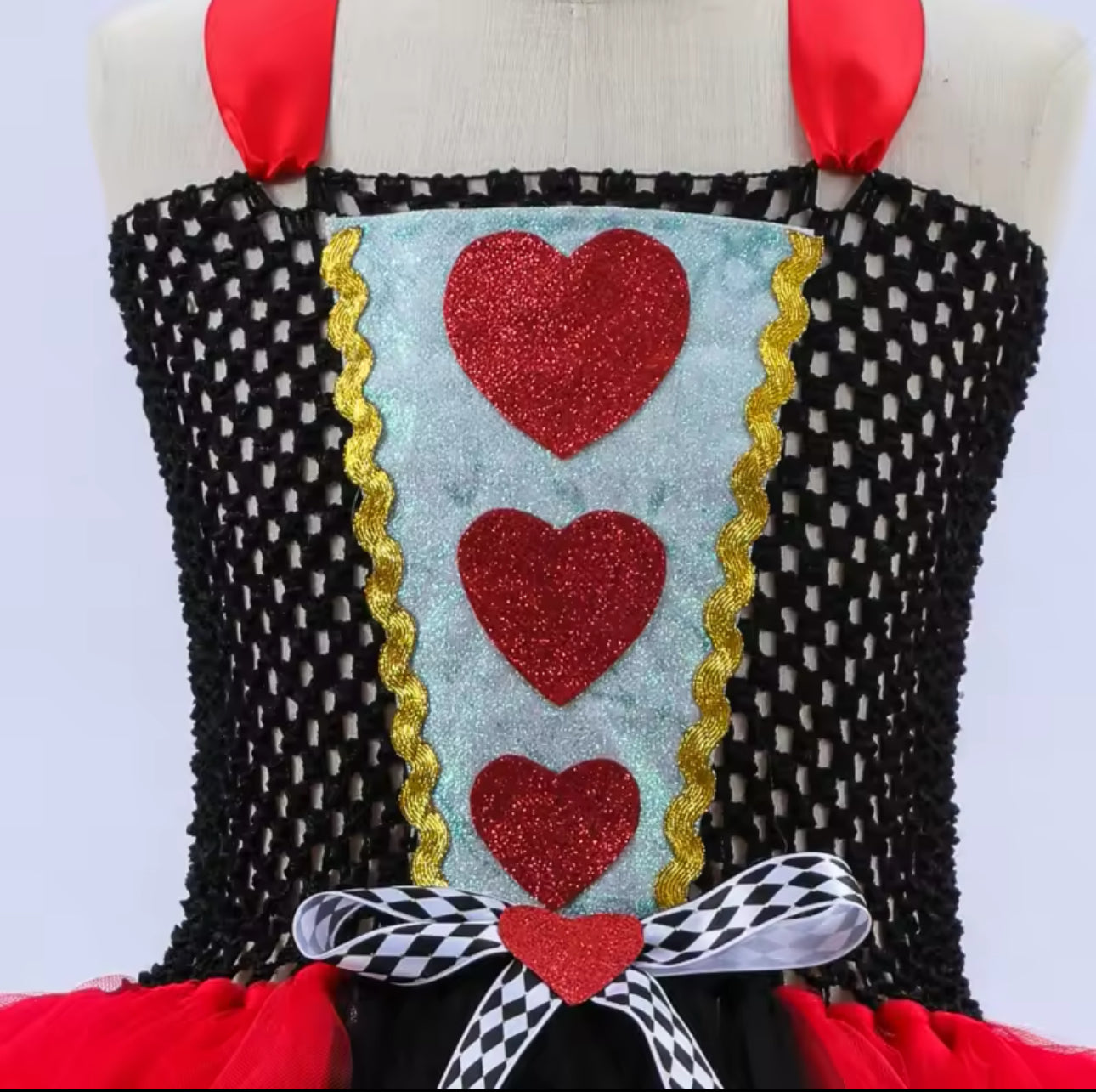 Queen of Hearts Tutu Costume