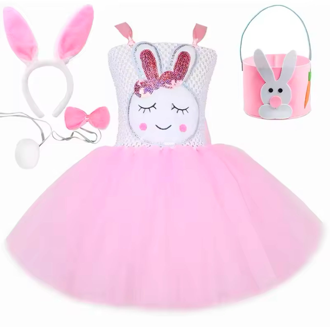 Pink Bunny Tutu Costume