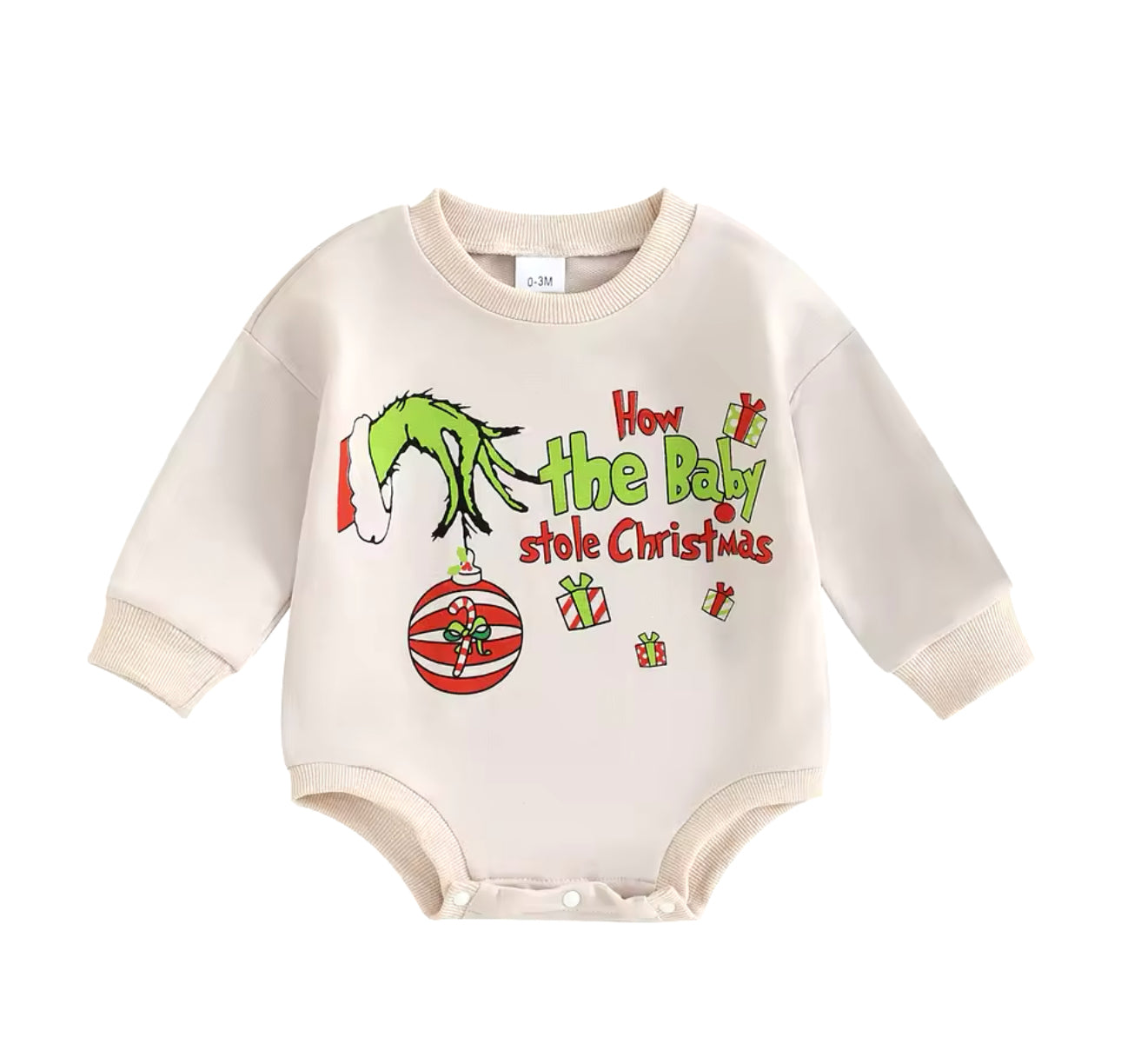 How the Baby Stole Christmas Onesie