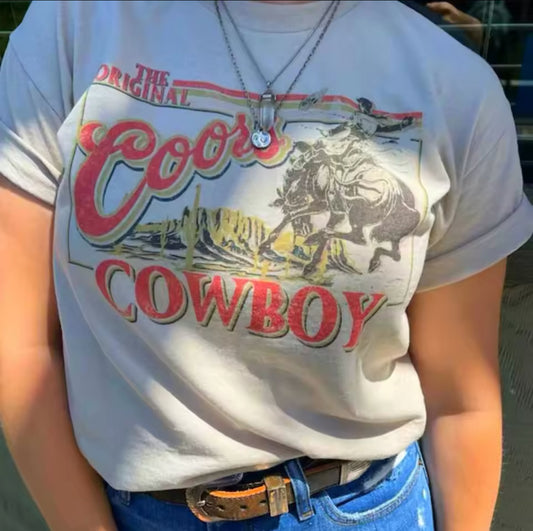 Coors Cowboy Women T-shirt