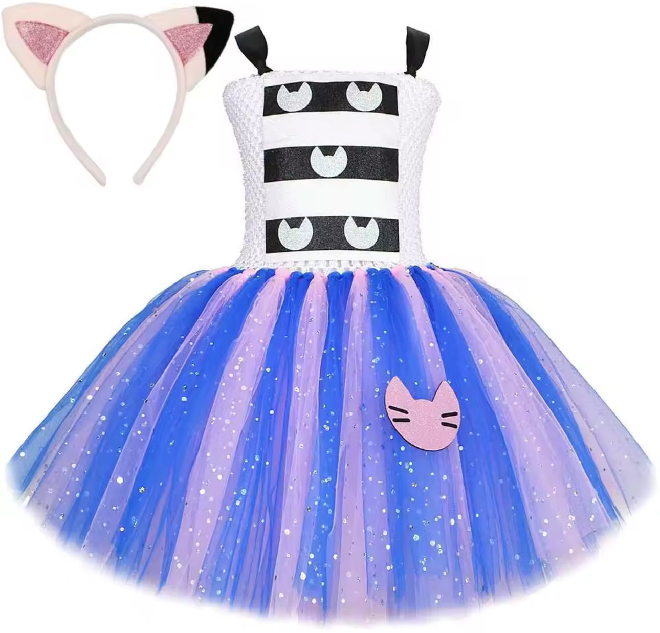 Sparkling Gabby Cat Tutu Costume