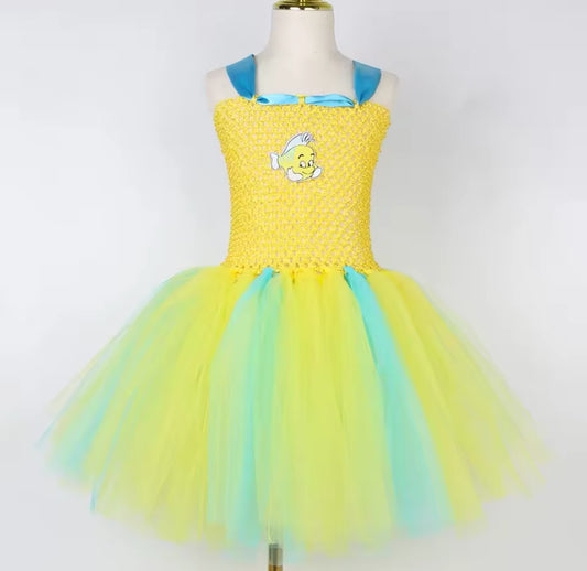 Flounder Little Mermaid Tutu Costume