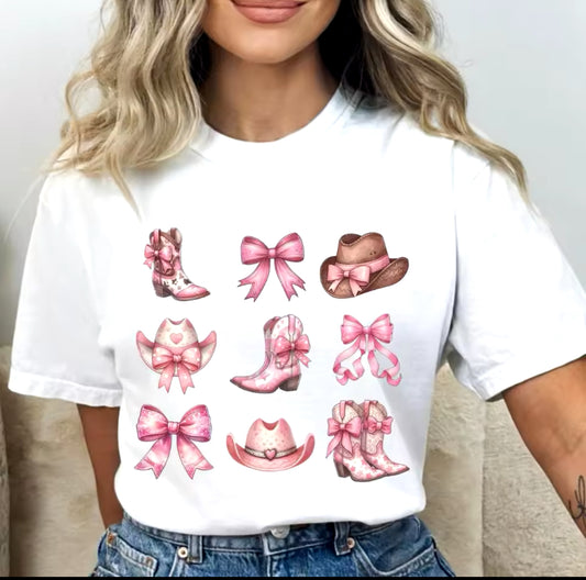 Cowgirl and Bows Women’s T-shirt