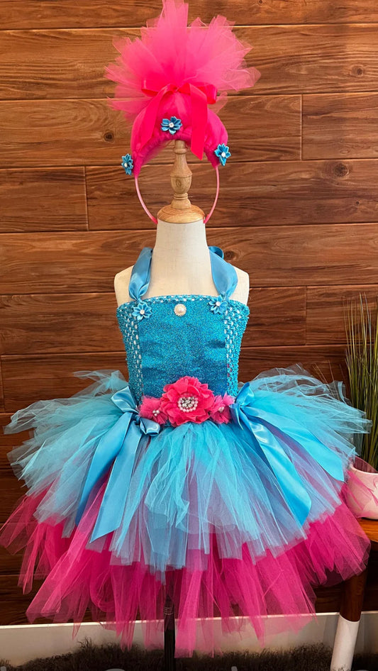 Poppy Trolls Tutu Costume